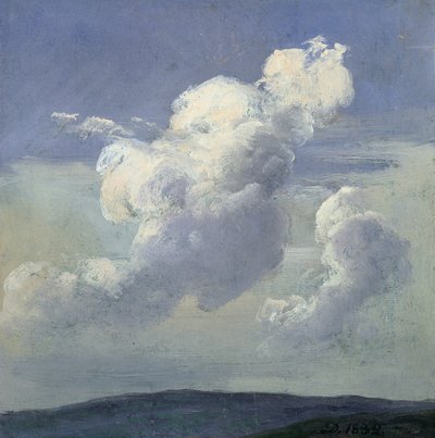 Cloud Study, 1832 by Johan Christian Dahl